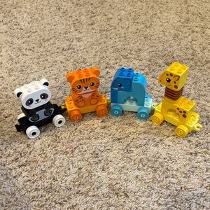 Lego Duplo Animal Train Building Block Set for Kids